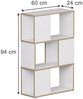 Raumteiler Eneos Weiß/Eiche 60 x 94 cm Vicco Bild 2