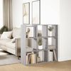 vidaXL Raumteiler-Bücherregal Grau Sonoma 102x29x103,5 cm 858044 Bild 4