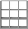 vidaXL Raumteiler-Bücherregal Grau Sonoma 102x29x103,5 cm 858044 Bild 5