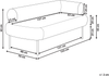 Rechtsseitige Chaiselongue MIRMANDE Bouclé Cremeweiß Bild 2