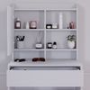 Vicco 'Laura' Schminktisch mit LED-Lichterkette und Hocker, Holzspanplatte weiß, 70 x 40 x 136 cm Bild 5