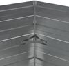 vidaXL Garten-Hochbeet 129x45 cm Verzinkter Stahl Silber 316881 Bild 4
