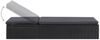 vidaXL Sonnenliege Poly Rattan Schwarz und Dunkelgrau 310148 Bild 3