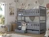 Etagenbett mit Stauraum Monik, Grau, 90x200 cm Bild 2