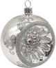 Reflexkugel silber glänzend Ø8cm Schatzhauser Thüringer Glas und Weihnachtsschmuck Bild 1
