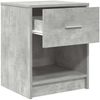 vidaXL Nachttische 2 Stk. mit Schublade Betongrau 40x34x50 cm 858774 Bild 5