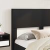 vidaXL Bettgestell mit Stauraum und Kopfteil Schwarz 135x190 cm 3414476 Bild 3