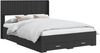 vidaXL Bettgestell mit Stauraum und Kopfteil Schwarz 135x190 cm 3414476 Bild 2