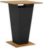 vidaXL 5-tlg. Gartenbar-Set Schwarz Poly Rattan & Massivholz Akazie 3187727 Bild 5