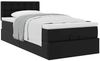vidaXL Ottoman-Bett mit Matratze Schwarz 90x200 cm Kunstleder 3311283 Bild 5