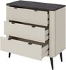 Kommode Rotevio 3S RE11 (Farbe: Cashmere / Cashmere + Nuss) Bild 2