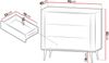 Kommode Rotevio 3S RE11 (Farbe: Cashmere / Cashmere + Nuss) Bild 3