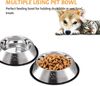 ABC Hundenapf aus Edelstahl, Hundenapf aus Edelstahl mit rutschfester Gummibasis, für Futter oder Wasser, Futternapf für Welpen und Katzen Bild 5