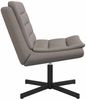 vidaXL Drehstuhl Taupe 63 x 75 x 76 cm Stoff 42007355 Bild 5