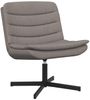 vidaXL Drehstuhl Taupe 63 x 75 x 76 cm Stoff 42007355 Bild 2