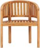 vidaXL Bananenstuhl Massivholz Teak 48018 Bild 3