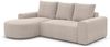Stoff Ecksofa Gomera L-Form Kurz - Strukturstoff - Beige - Links Bild 5