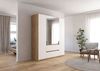 rauch Drehtürenschrank Schrank Garderobe MAINZ Breiten 91/136/181/226/271/315/360, Höhe 210cm (3 verschiedene Ausstattungen BASIC/CLASSIC/PREMIUM (inkl. SOFT-CLOSE) grifflose Front, Außentüren mit Push-to-Open Funktion MADE IN GERMANY Bild 2