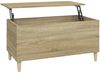 vidaXL Couchtisch Sonoma-Eiche 90x44,5x45 cm Holzwerkstoff 819583 Bild 2