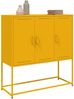 vidaXL Highboard Senfgelb 100,5x39x107 cm Stahl 846539 Bild 5