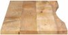 vidaXL Schreibtischplatte mit Aussparung 160x50x2,5cm Massivholz Mango 370198 Bild 4