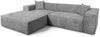 Ecksofa Designersofa CARLOTA in Stoff Perfect Harmony Dunkelbeige Ottomane Links Bild 2