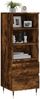 vidaXL Highboard Räuchereiche 40x36x110 cm Holzwerkstoff 831505 Bild 3
