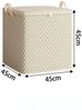Blusmart Aufbewahrungsbox Große 3D-Aufbewahrungsbox (Faltbar, 3 St, Verdicktes Material), Ideal zur Aufbewahrung von Decken, Kleidung und Spielzeug Bild 2