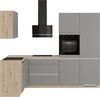 IMPULS KÜCHEN Winkelküche "Dublin", Anti Fingerprint Oberfläche, Schubkästen mit Soft-Close, vormontiert, wahlweise mit E-Geräten, mit Vollauszug, Breite 460 cm Bild 2