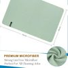 Grüne Microfaser Geschirrtücher 3er Pack 40x56 cm Waffelgewebe Bild 2