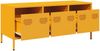 vidaXL TV-Schrank Senfgelb 101,5x39x43,5 cm Kaltgewalzter Stahl 851229 Bild 5