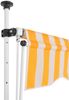 vidaXL Einziehbare Markise Handbetrieben 200 cm Orange/Weiß Gestreift 43232 Bild 3