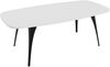 Couchtisch Feolis, Beine aus Stahl (Farbe: Schwarz / Arktisches Weiß) Bild 3