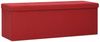vidaXL Faltbare Sitzbank mit Stauraum Weinrot Leinenoptik 338796 Bild 2