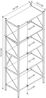 Metall-Bücherregal mit 5 Ablagen 60 x 43 x 157.6 cm Spanplatte Grau 90729973 [en. casa] Bild 5