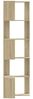 vidaXL Eck-Bücherregal 5 Böden Sonoma-Eiche 50x50x179 cm Holzwerkstoff 852584 Bild 5