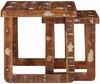 Couchtische, Sofatische 2 pcs 46 x 46 x 45 cm Massives upgecyceltes Holz Bild 5