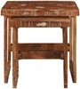 Couchtische, Sofatische 2 pcs 46 x 46 x 45 cm Massives upgecyceltes Holz Bild 4