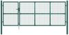 vidaXL Maschen-Gartentor Grün 350x125 cm Verzinkter Stahl 154534 Bild 4