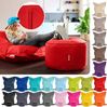 Green Bean® 2er Set XXL Sitzsack "Square+Stay" inkl. Poufmit mit EPS-Perlen - Riesensitzsack 140x180 Liege-Kissen Bean-Bag Chair - Rot Bild 5