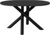 Oslo Esstisch Tisch oval 138x100 cm Wohnzimmer Esszimmer Modern Farbwahl Wisconsin Nußbaum, Artisan Eiche, Lindberg Eiche, Portland Esche Schwarz Bild 5