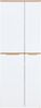 Aktenschrank >Memphis< in Weiß / Artisan Eiche Dekor - 75x197x38 (BxHxT) Bild 3