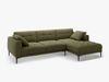 Micadoni Ecksofa Bemy 3-Sitzer Rechts Samt Grün Bild 2