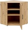Carryhome 'MULTISTAURAUM' Eckkommode, Holznachbildung Eiche Artisan, 101 x 83 x 79 cm, Türanschlag wechselbar Bild 3