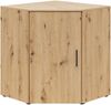 Carryhome 'MULTISTAURAUM' Eckkommode, Holznachbildung Eiche Artisan, 101 x 83 x 79 cm, Türanschlag wechselbar Bild 4