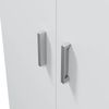 Mehrzweckschrank >Multipurpose< in Weiß - 73x180x37 (BxHxT) Bild 4