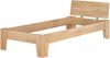 Erst-Holz Einzelbett geölt Massivholz Futonbett 100x200 V-60. 82-10 ohne Zubehör Bild 1