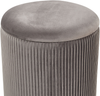 Pouf Samtstoff mit Stauraum grau 2er Set MIRAMAR Bild 5