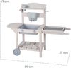 roba Spiel- und Matschküche 'BBQ' - HxBxT: ca. 89 x 114 x 37 cm - Grau Bild 5