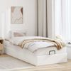 vidaXL Ottoman-Bett mit Matratze Weiß 80x200 cm Kunstleder 3311007 Bild 3